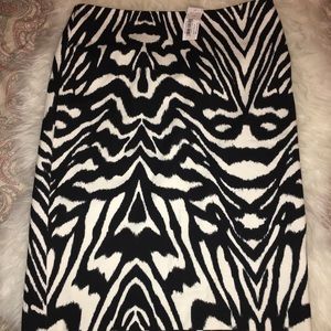 Joe Fresh Tribal pencil skirt NWT